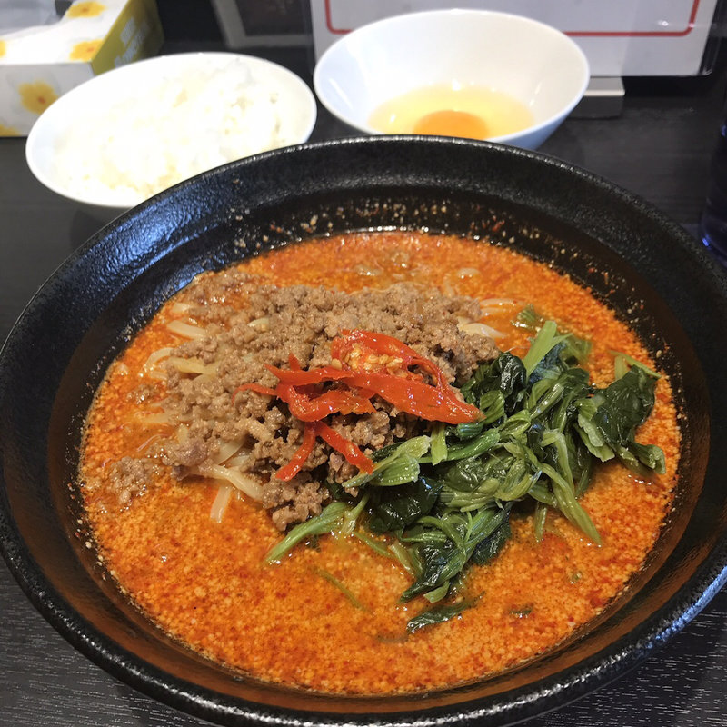 地獄の担担麺(地獄の担担麺  天竜 蒲田店)