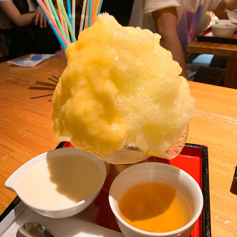 メロン、パインあいがけ(ひみつ堂 )