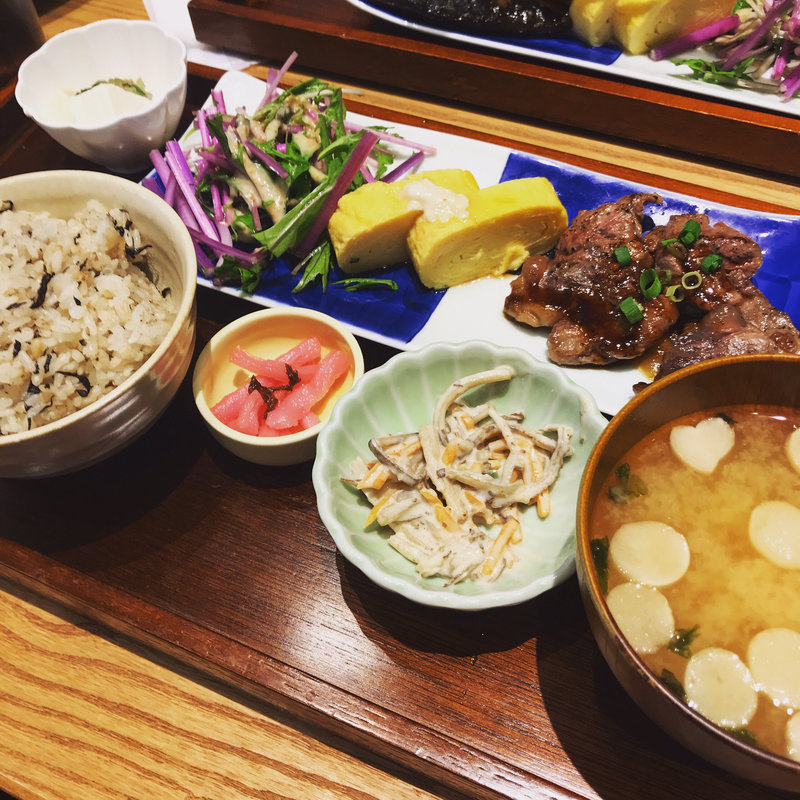 和風ビーフステーキ(和カフェ Tsumugi アリオ亀有店)