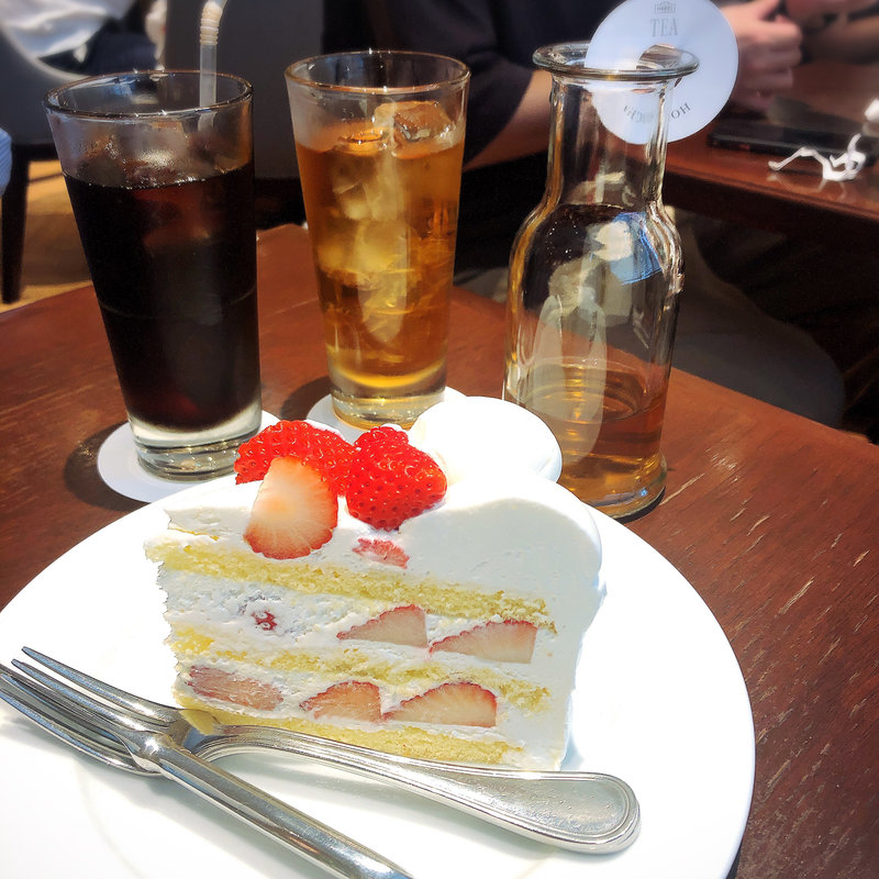 夏いちごのフレッシュケーキ(ハーブス 上野パルコヤ店)