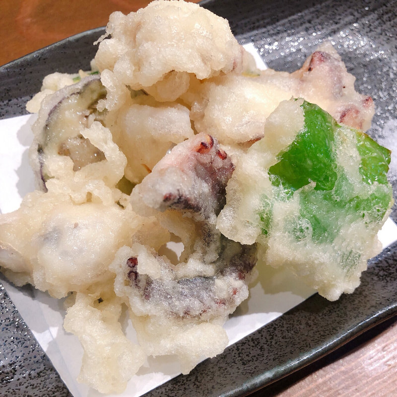 たこの天ぷら(うお左衛門)