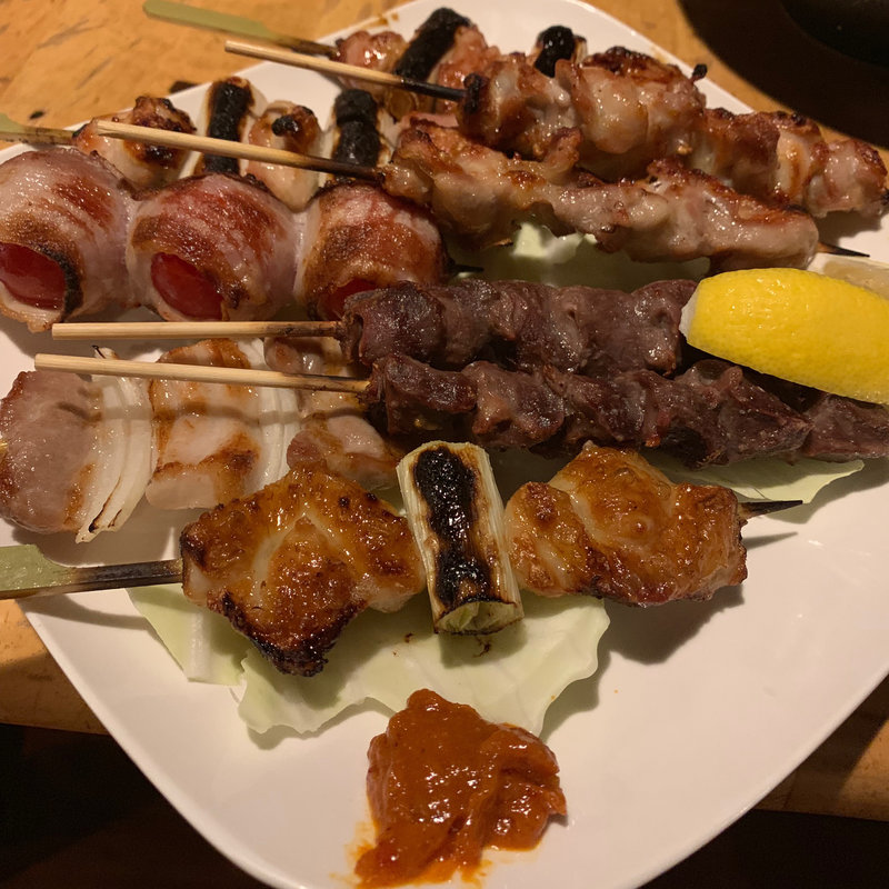 焼鳥盛り合わせ(立道屋)