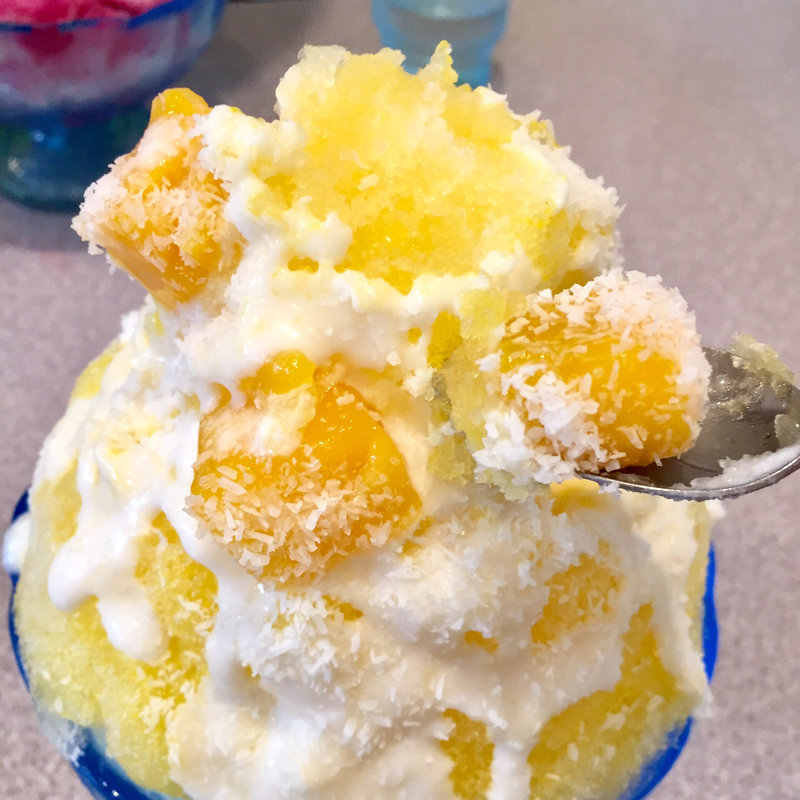 氷 ココナッツミルクマンゴーソフト(カドヤ 東店)