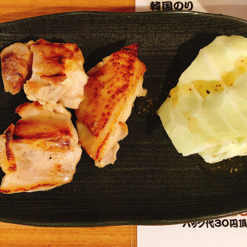 鶏 もも焼き 塩(立呑み屋さん 千林大宮店)