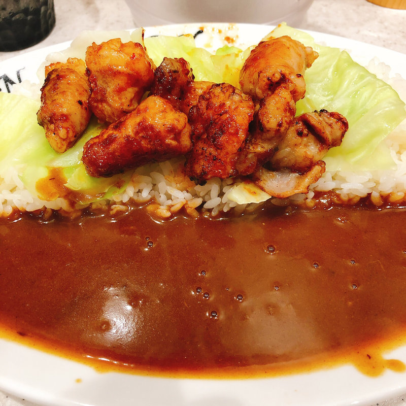 鉄板ホルモン焼きカレー(ライオンカレー 千林店)