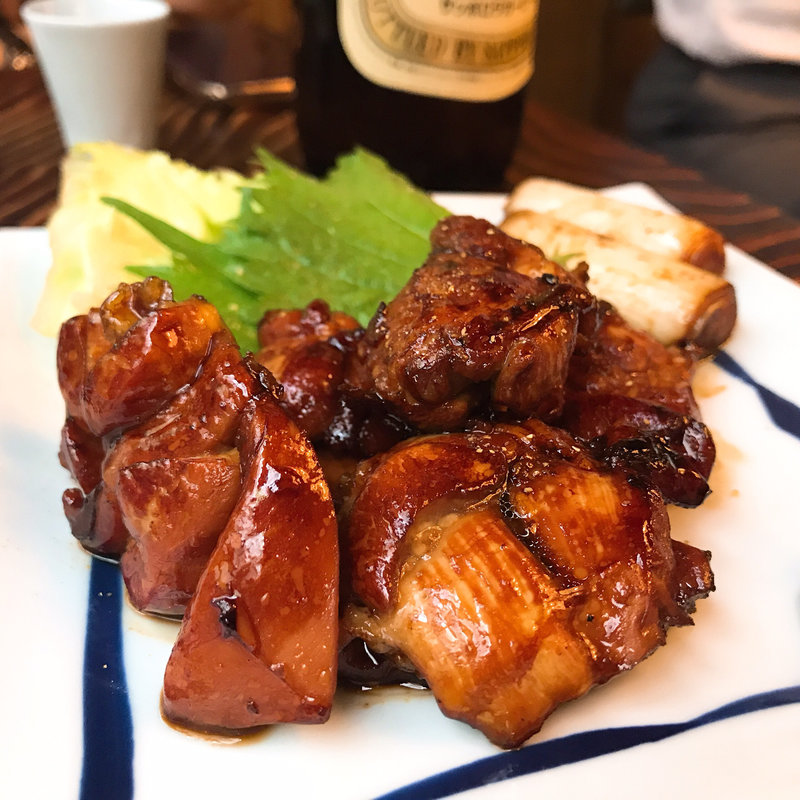 焼き鳥（たれ塩）(室町 砂場)