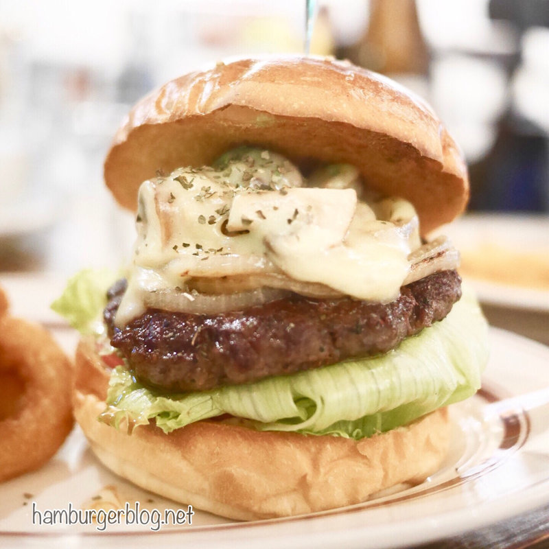 グリルドマッシュルームチーズバーガー(カフェ アルプス)