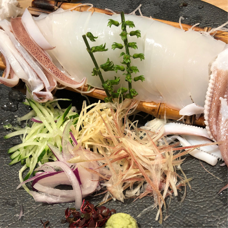 呼子烏賊姿造り(東京コトブキ)