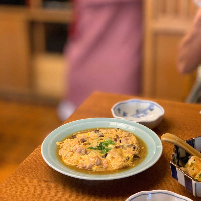 親子煮(そば会席 立会川 吉田家)