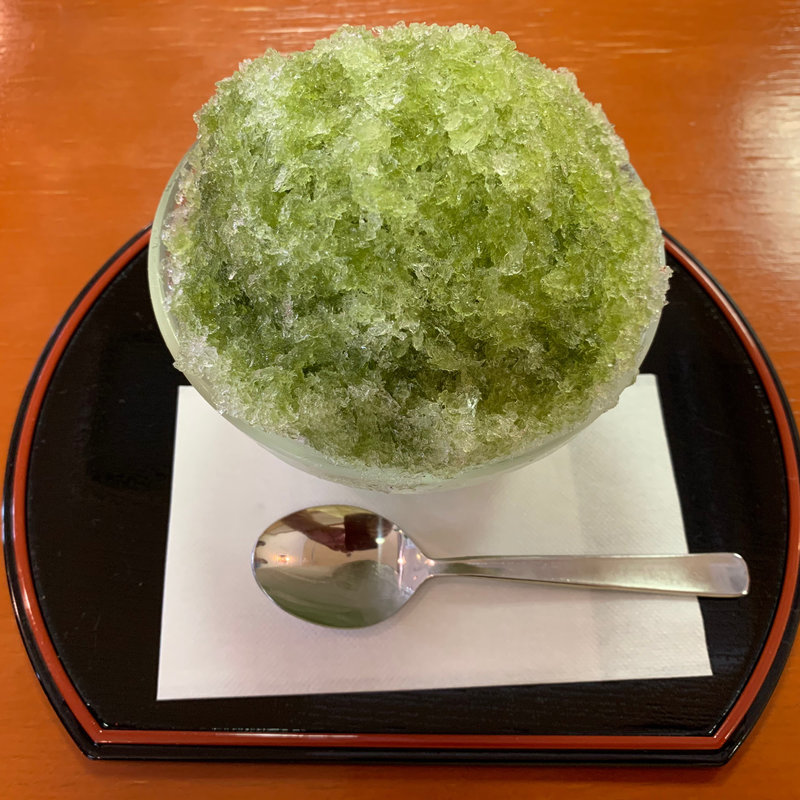 抹茶かき氷(亀井堂 本店)