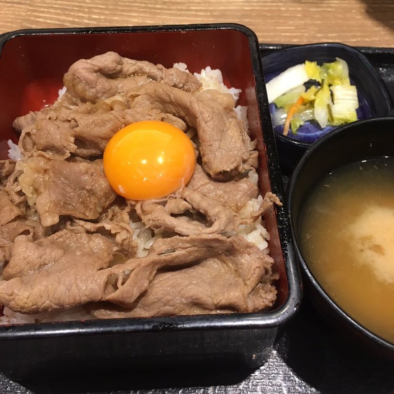 特撰すきやき重(吉野家 天神サザン通り店)