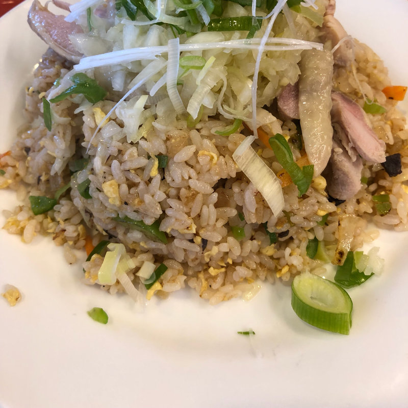 鳥チャーハンネギまみれ(あけぼのラーメン 小禄店 )