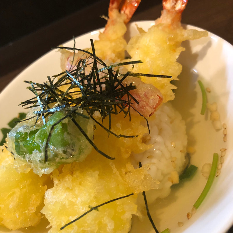 海老天茶漬け(居酒屋 あかふじ)