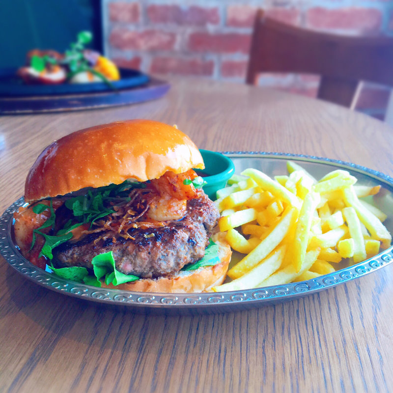 スパイシーシュリンプハンバーガー(GOOD PROVISION NEWYORK（グッド プロヴィジョン ニューヨーク）)