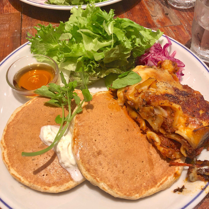 ラザニアパンケーキランチ(J.S. PANCAKE CAFE 中野セントラルパーク店)