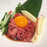 ユッケ(黒毛和牛焼肉 凱旋門 ふじみ野店)