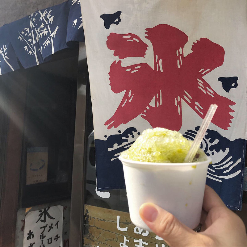 氷あずき(だんご･おにぎり もとや)