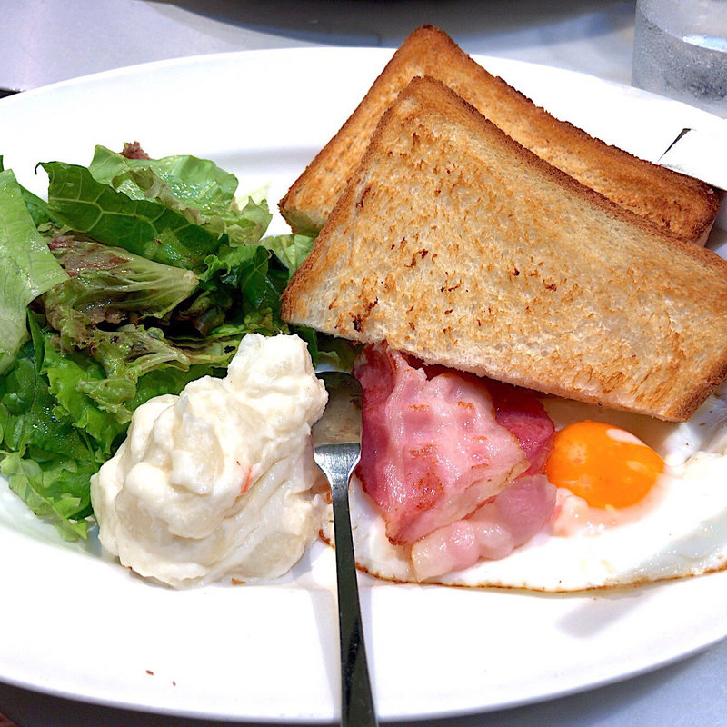 ベーコンエッグトーストプレート(ニューヨークキッチン エスパル仙台 （NEW YORK KITCHEN）)