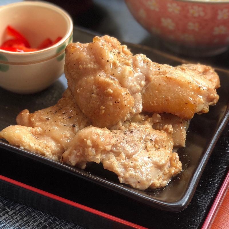 とりの穀醤焼き定食(ずくだせ食堂 赤坂店)