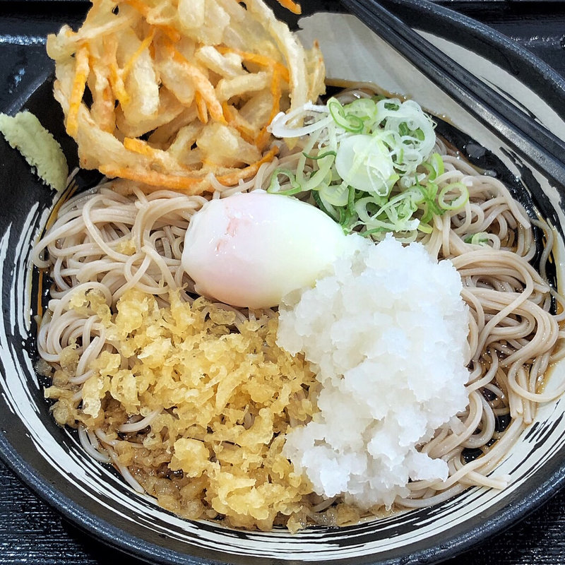 朝そば(ゆで太郎 もつ次郎 伊奈平店)