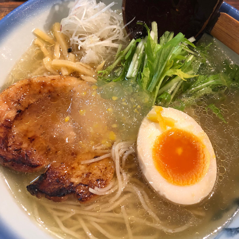 冷やし柚子塩ラーメン(AFURI 麻布十番)