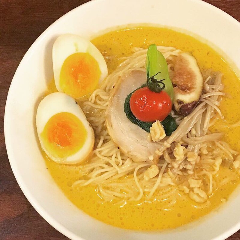 限定 冷やしポルチーニらーめん トリュフの囁き(海老丸らーめん)