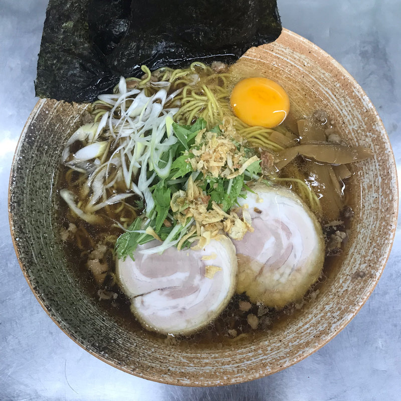 オマール海老 醤油(覆麺 智 （ふくめん とも【旧店名】覆麺）)