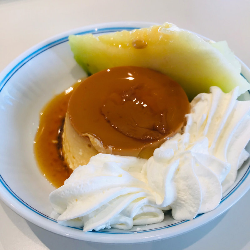 カスタードプリン(レストハウス湯の丸)