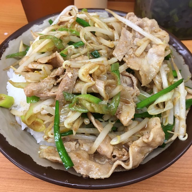 ニラもやし丼(吉祥寺どんぶり （きちじょうじどんぶり）)