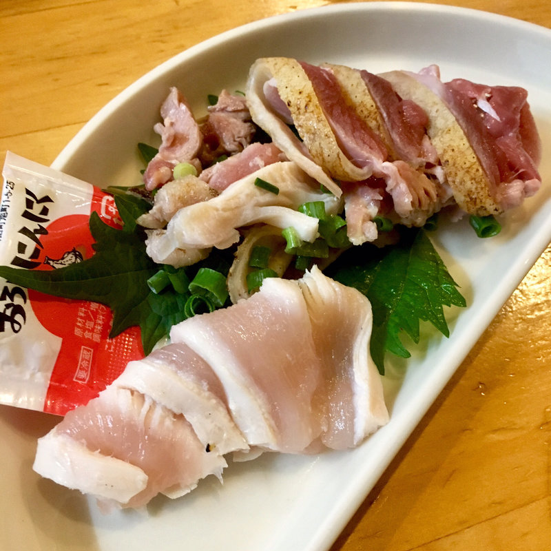 鶏のたたき&刺し(あいちゃん)