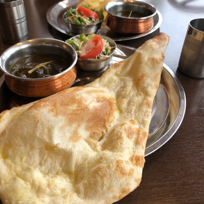 カレーナンランチ(インド料理 サプナ)