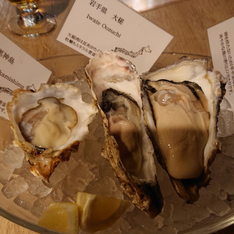 厳選生牡蠣3種（コース）(BELON)