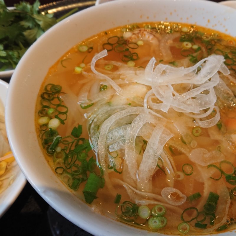 蒸し鶏とパクチーのフォー(ベトナム ガーデン )