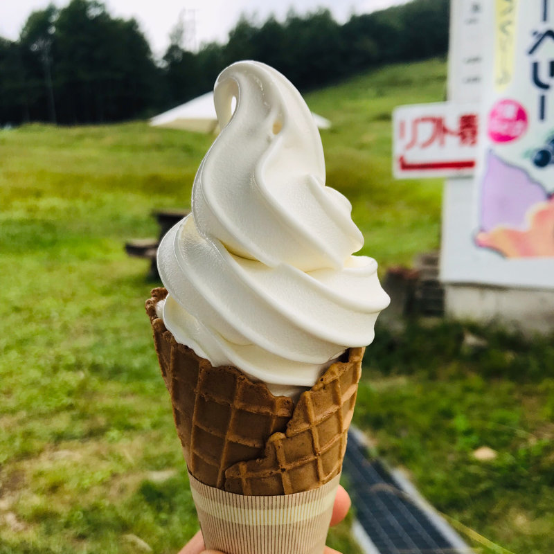 ソフトクリーム(湯の丸スキー場第1ロマンスリフト)