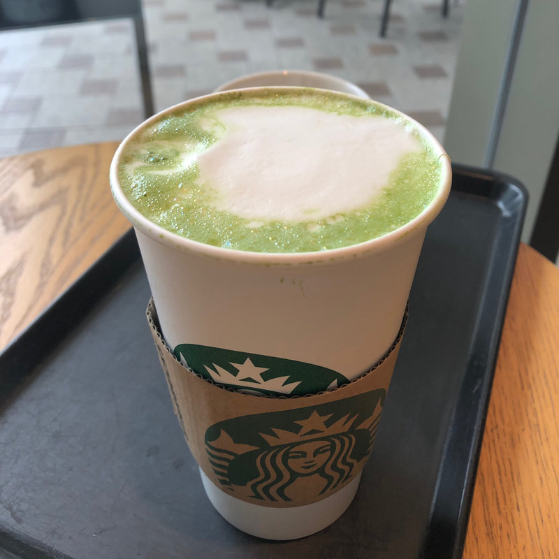 抹茶ティーラテ(スターバックスコーヒー ＪＲ高槻駅北店)