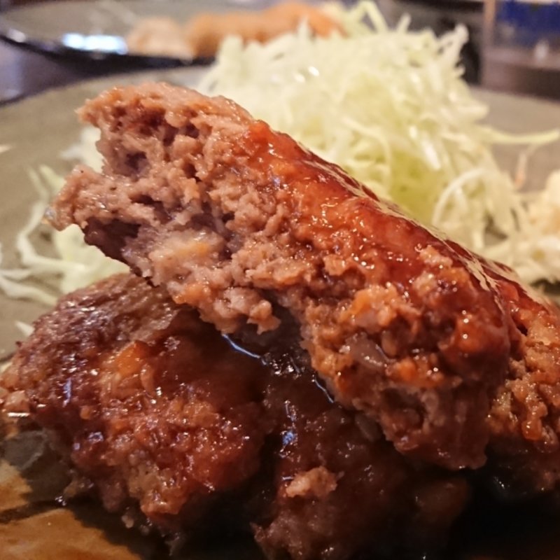 ハンバーグ定食(てらうち)