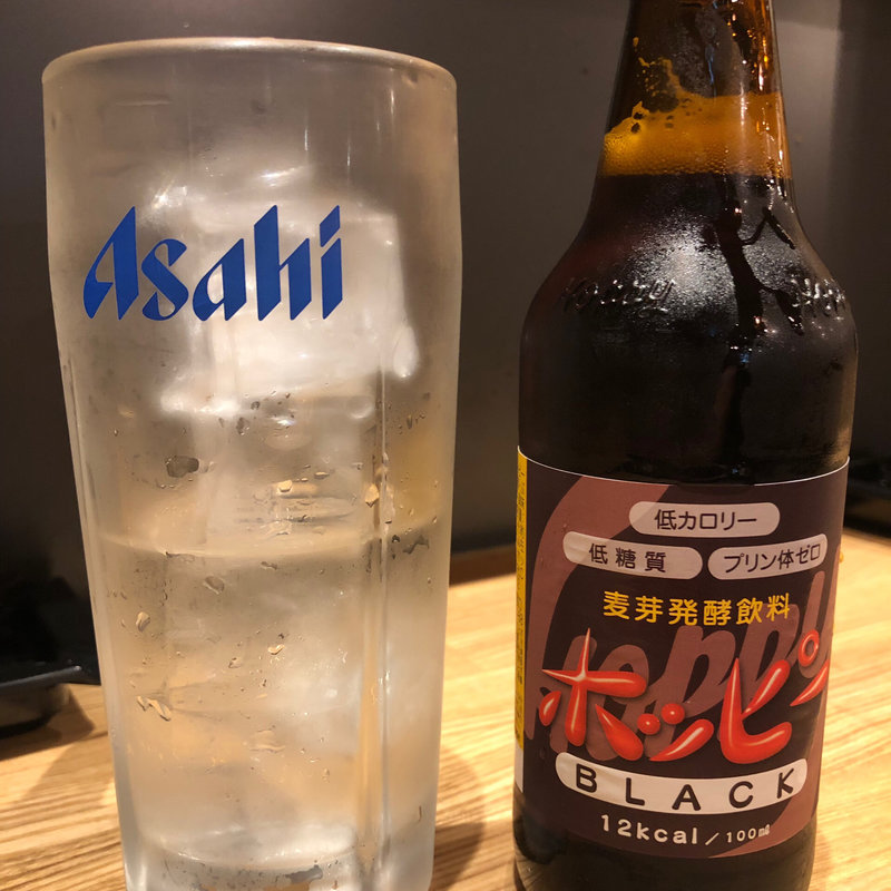 ホッピーセット（黒）(立ち呑み 直福)