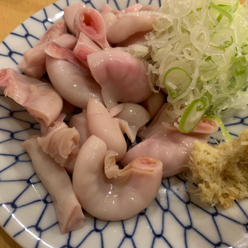 コブクロ刺し(やきとん ほむら屋)