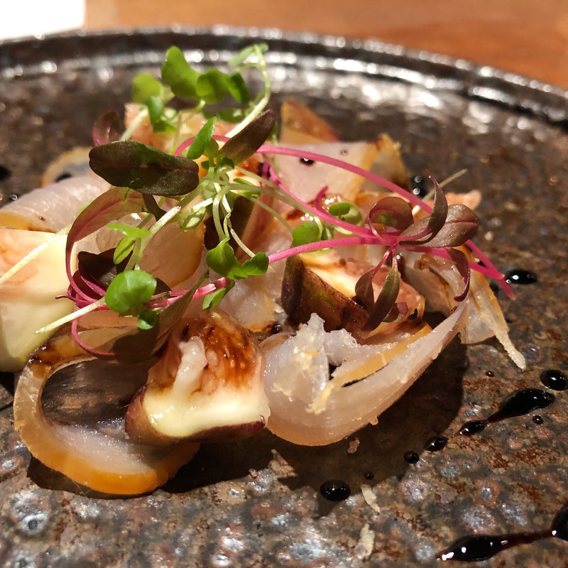 マカジキの生ハムと季節のフルーツ(umbilical)