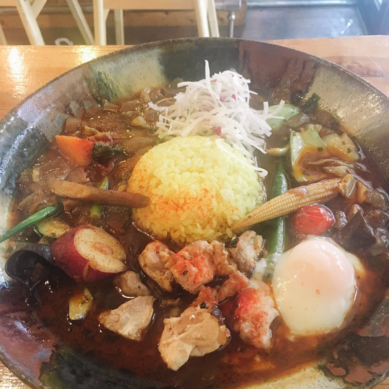 鷄なっぱスープカレー(スープカレー なっぱ)