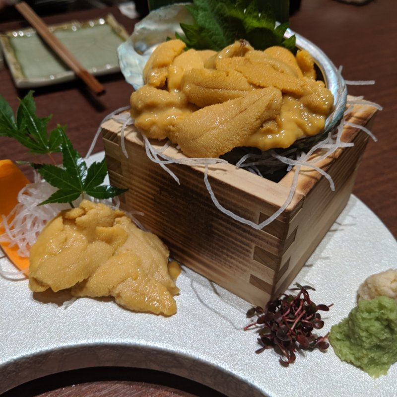 雲丹のお造り(ときしらず 品川店)