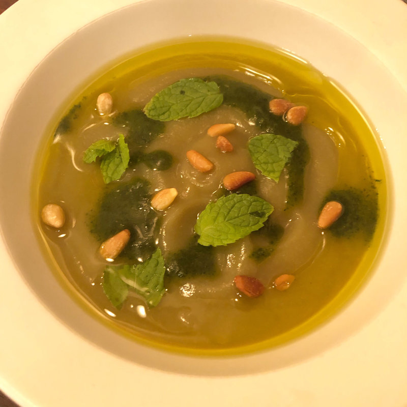 焼き茄子の冷たいスープ(あつあつ リ・カーリカ)