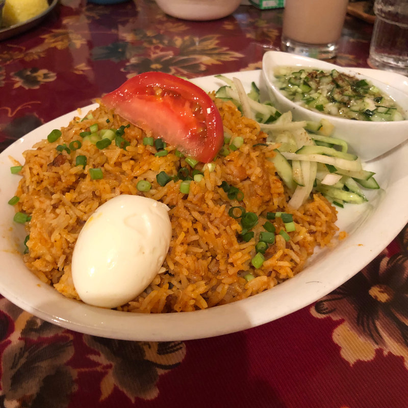 ダム プック ビリヤニ(スパイスマジック カルカッタ 本店)