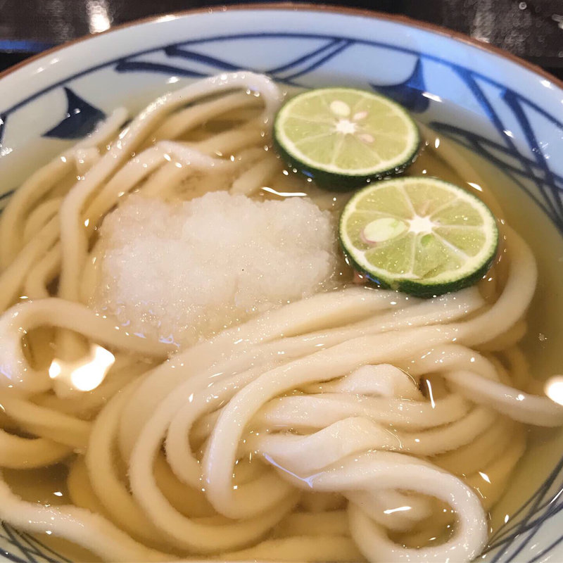 スダチおろしうどん(丸亀製麺川崎多摩)