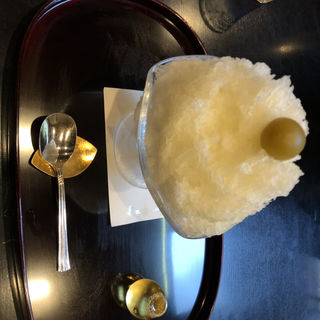 かき氷 梅酒みぞれ(栖園 （せいえん）)