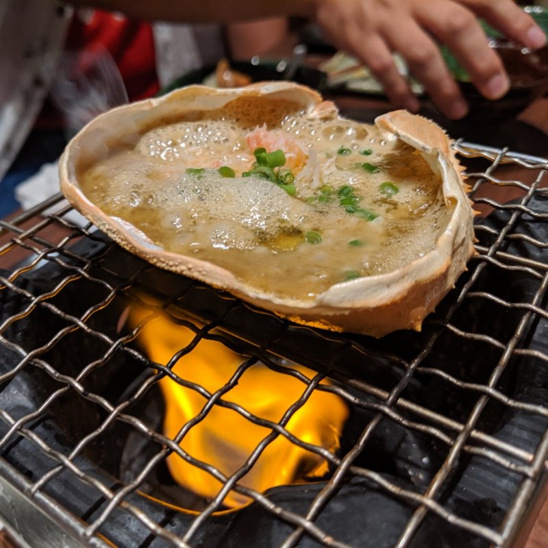 蟹味噌の甲羅焼き(ときしらず 品川店)