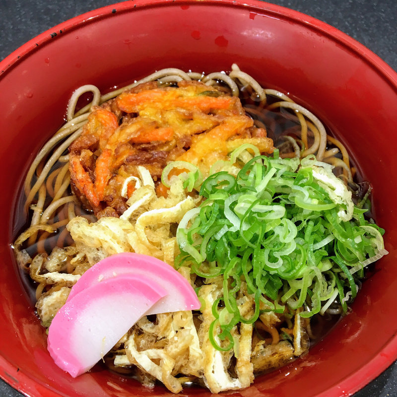 天ぷらそば(壺屋 JR豊橋駅構内 中央売店)