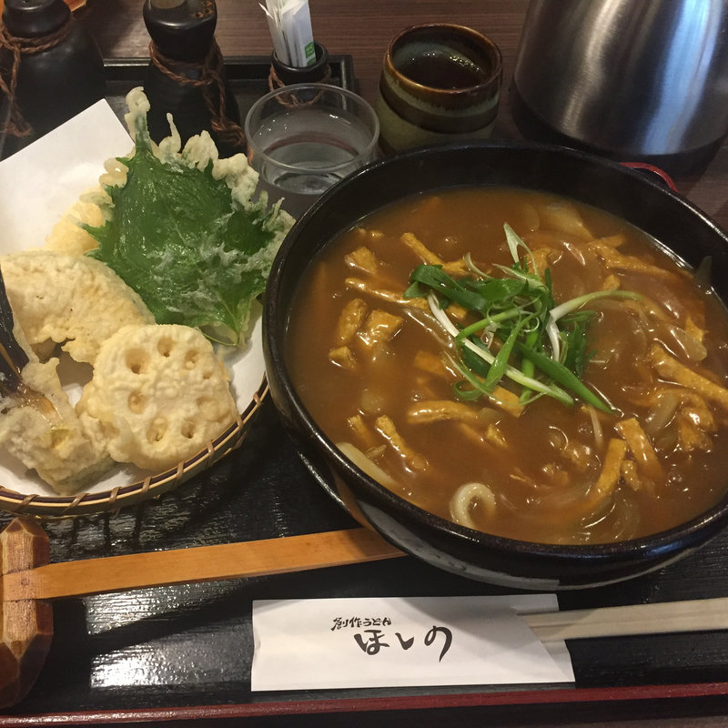 きざみあげのカレーうどん定食(ほしの )
