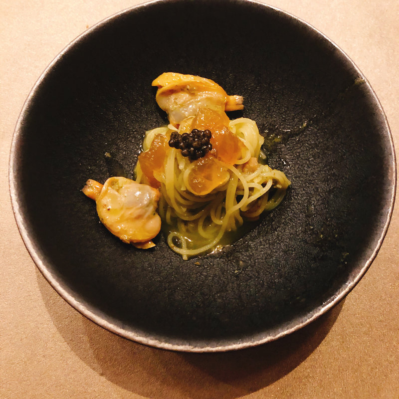 アサリの冷製パスタ(【閉店】珀狼)