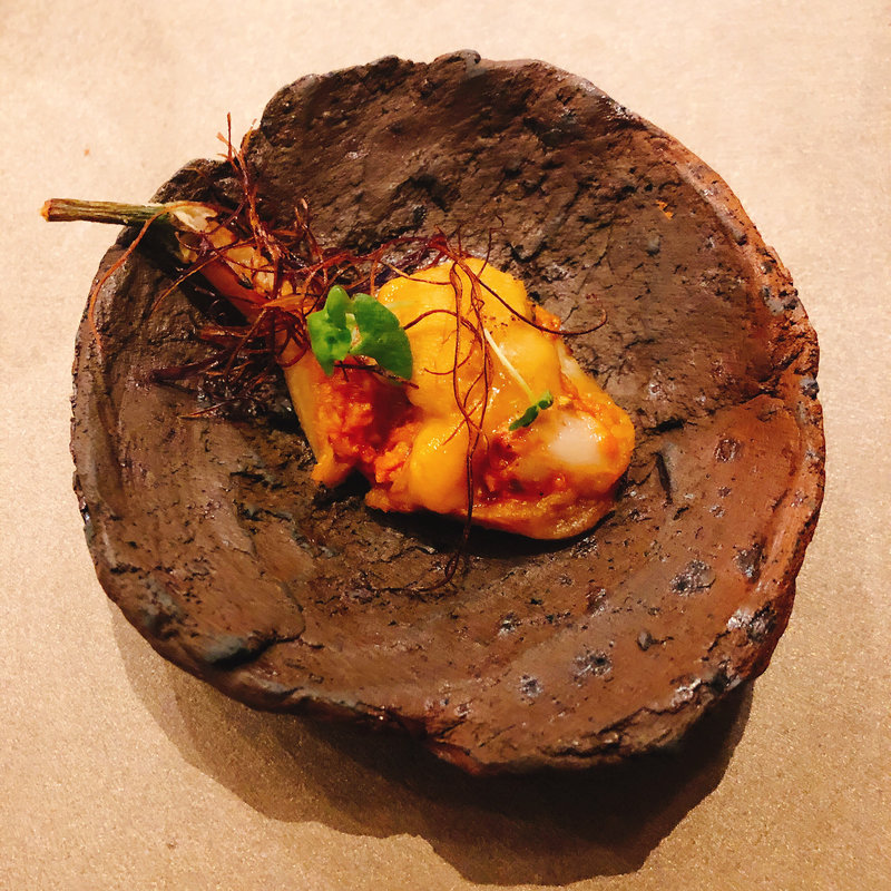 茄子の雲丹仕立て(【閉店】珀狼)